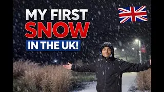 Life in the UK | Experiencing Snowfall for the First Time