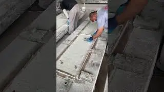 Outline of the process for producing translucent concrete decorative panels #concrete #diy