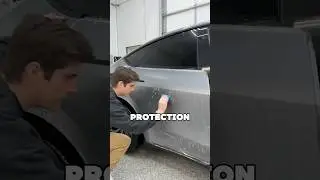 I Wrapped my new Model Y in a Matte Paint Protection Film 😳👀
