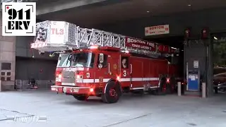 Boston Fire Tower Ladder 3 Responding