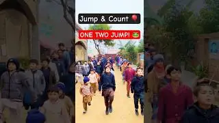 Kids Jumping Fun | Learn Counting One Two | Cute Kids Activity #shorts