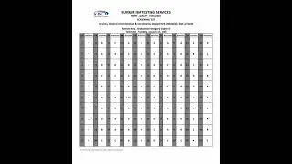 STS graduation category answer key