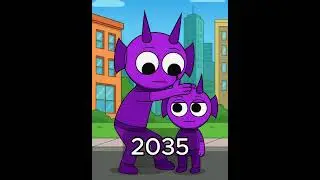 Incredibox Sprunki Baby to Adult (episode 2) Durple (Purple) #sprunki #incredibox #animation
