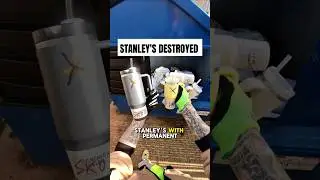 Dumpster full of Stanley's #dumpsterdiving
