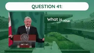 [2025] 🇲🇽 Mexico 🇲🇽 100 civics questions ONE EASY answers Mexico Citizenship | Civics Test |