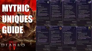 Diablo 4 Mythic Uniques Guide!