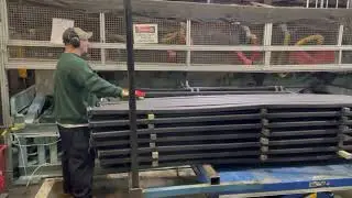 Newman KM-16 Hybrid Multiple Trimmer being used to trim plastic.