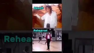 MICHAEL JACKSON MAKING OF BLACK OR WHITE REHEARSAL VS RESULT 😯
