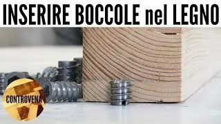 COME INSERIRE UNA BOCCOLA PER LEGNO FAI DA TE | 3 minuti di Falegnameria #10