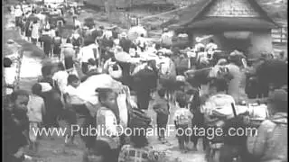 Laos Crisis - World Peace is Threatened in 1961 archival stock footage  PublicDomainFootage.com