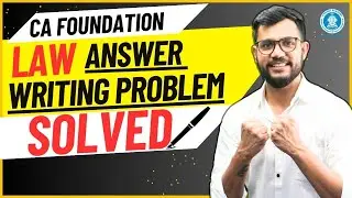 Law Answer Writing Problem Solved - CA Amol Jain