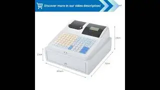 C50 Desktop USB Electronic Cash Drawer POS Cash Register 8V Multifunctional Catering Cash Register