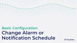 Change Alarm or Notification Schedule