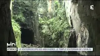SUIVEZ LE GUIDE : Le souterroscope des ardoisi&egrave;res, le temple souterrain de l'or bleu
