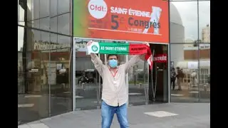 5e congr&egrave;s de la F3C CFDT - 1er jour - Accueil par Franck Herrmann, S3C Rh&ocirc;ne Loire