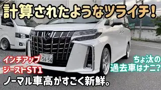 【アルファード】大人なカスタム。インチアップ太履き。ツライチならコレ！