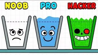 Happy Glass Gamezo World NOOB vs PRO vs HACKER Level~240-247