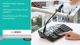 Commercial audio solutions from Bosch and Electro Voice &ndash; a quick overview
