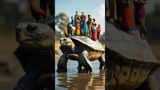 The turtle they rejected, became the village Hero🐢 #aistory #shortstory