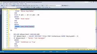 How to Write IF Condition Statement using SQL Server Development