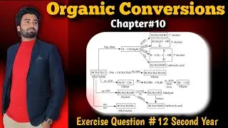 Organic Conversions Class 12 | Chapter 10 Question # 12 | Chemistry Conversion #conversion lecture 1