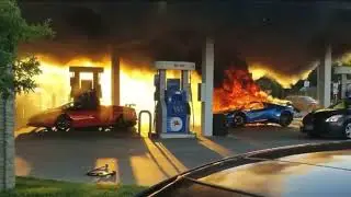 EPIC FAIL: $200k Lamborghini goes up in flames