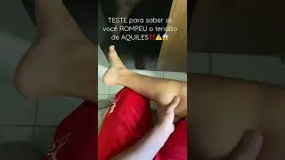 Teste para saber se voc&ecirc; rompeu o tend&atilde;o. #cirurgia #dor #exerc&iacute;cio #academia