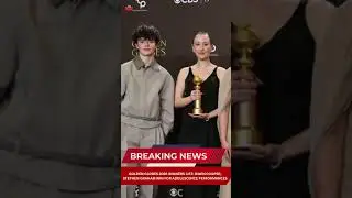 Owen Cooper & Stephen Graham Win at Golden Globes #entertainmentnews #shorts #shortvideo