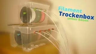 einfache Filament Trockenbox selber bauen; Filament trocken lagern // 3D Wood Work
