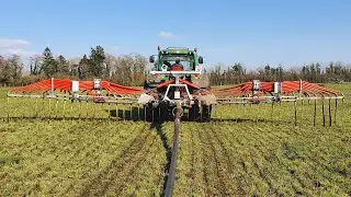 Feeding Calves & New Dribble Bar Spreading Slurry