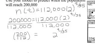 doubling time example