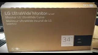 LG 34 Inch Ultrawide Monitor 34BP65C 160Hz 3440 x 1440p Unbox & Quick Overview - Rushed Sorry