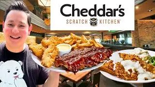 Все просто помешаны на кухне Cheddar&rsquo;s Scratch Kitchen?! Пробую впервые 😳