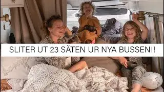 Bygger om en skolbuss till vårt hem, del 2