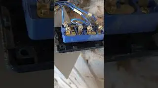 Start-Stop Installation #contactor #breaker #electric #panel #sockets #3phasemotorwinding #short