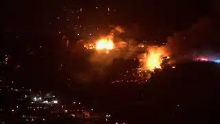 Material de camara: Incendio 13.03.2024, Cerro Cordillera, Valparaiso