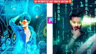FUTURISTIC BOY - Photo Editing Tutorial || PicsArt  Instagram Futuristic Boy Photo Editing Tutorial