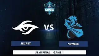 Secret vs Newbee | Game 1 | ESL One Genting 2018