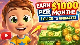 Generate High-Quality 3D Cartoon Animation in 1 Click 🤯 | Earn $1000 Per Month