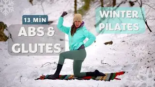 Pilates ABS & Glutes | Winter Workout | 13 min