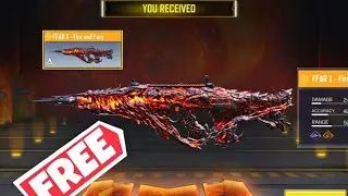 FREE LEGENDARY FROM VOLCANIC ROCK SERIES COD MOBILE FREE LEGENDARY FFAR1 FIRE AND FURY SKIN IN CODM