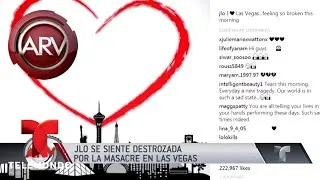 Celebridades conmovidas por la masacre en Las Vegas | Al Rojo Vivo | Telemundo
