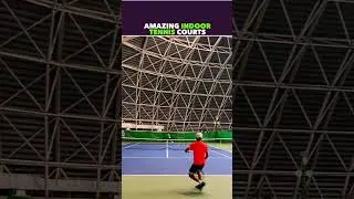 AMAZING INDOOR TENNIS COURTS #tennis #shorts