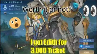 ML Lucky Spin |Edith for only 3,000 Ticket |Don't forget to leave a Like and Subscribe to support me