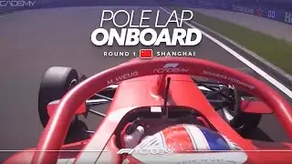 Onboard With Maya Weug's First Ever Pole Lap | China 2025 | F1 Academy