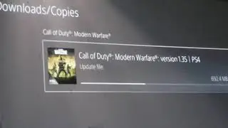 CALL OF DUTY MODERN WARFARE WARZONE UPDATE 1.35 DOWNLOADING PS4 PS5 PLAYSTATION 4 5 4/19/2021