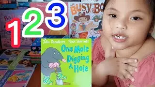 One Mole Digging A Hole - A rhyming animal story #numbers