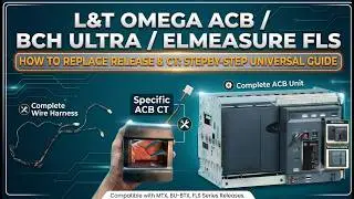 How to fix or remove L&T omega Air Circuit Breaker(ACB) release (MTX , BTX , FLS).