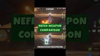 Nefer Weapon Comparison: Widsith vs Blackmarow (Craftable) - Maximize Nefer Damage in Genshin Impact