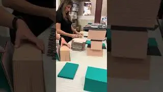 Ever wonder how that gorgeous cardstock ends up perfectly packed for you? 📦🪄 #HeroArts